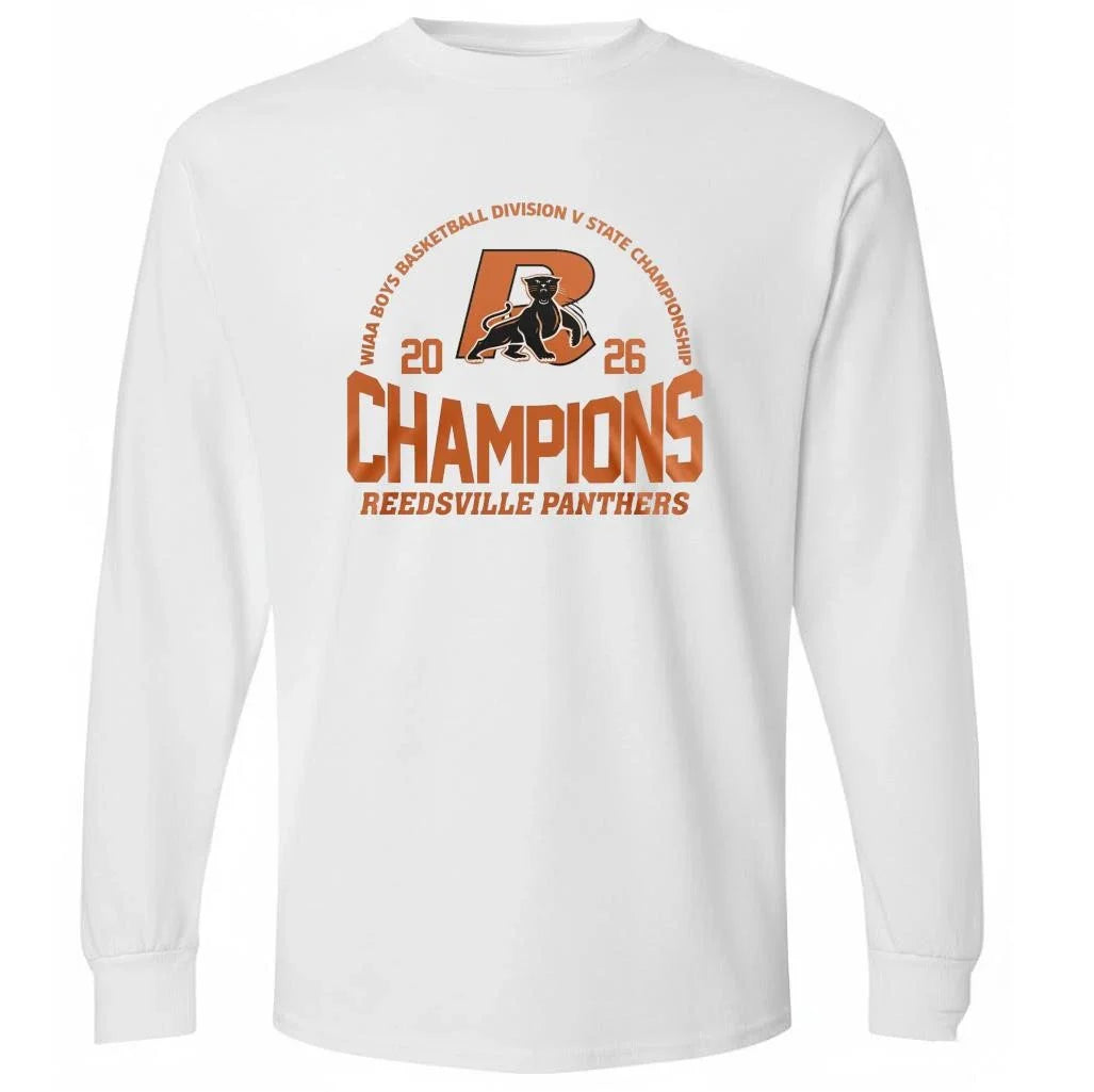 Reedsville Panthers WIAA Boys Basketball Division V State Champions Shirt