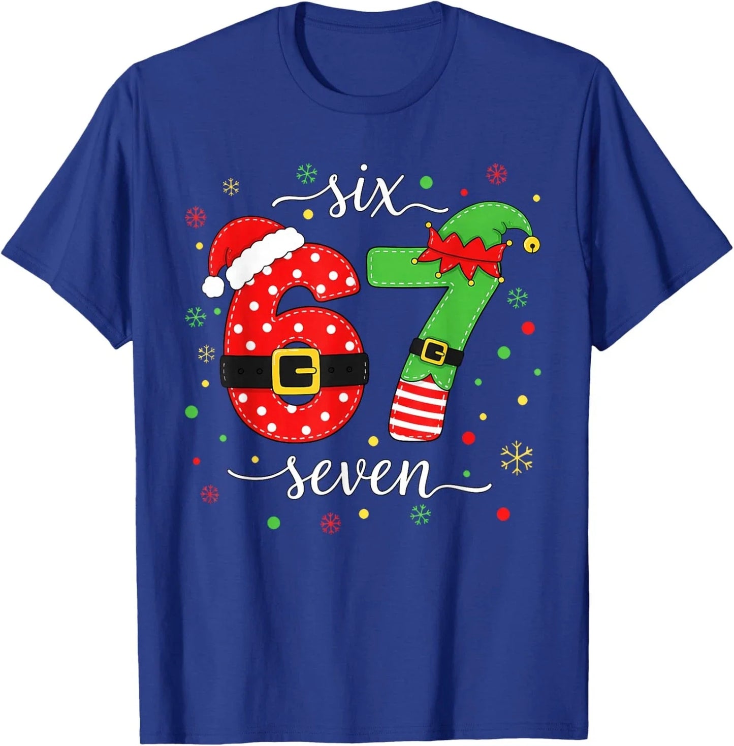 Trending Six Seven Meme Christmas 67 Xmas Unisex T-Shirt