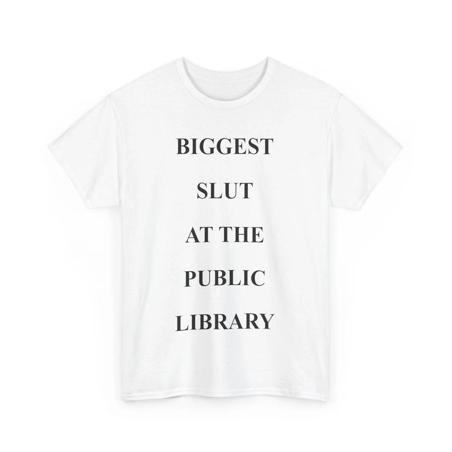 Biggest Slut's At The Public Library Funny Quote Women Men T-shirt