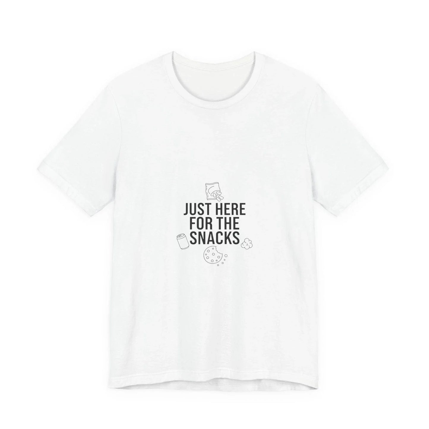 Just Here For The Snacks T-Shirt | sarcastic shirt, introvert tee