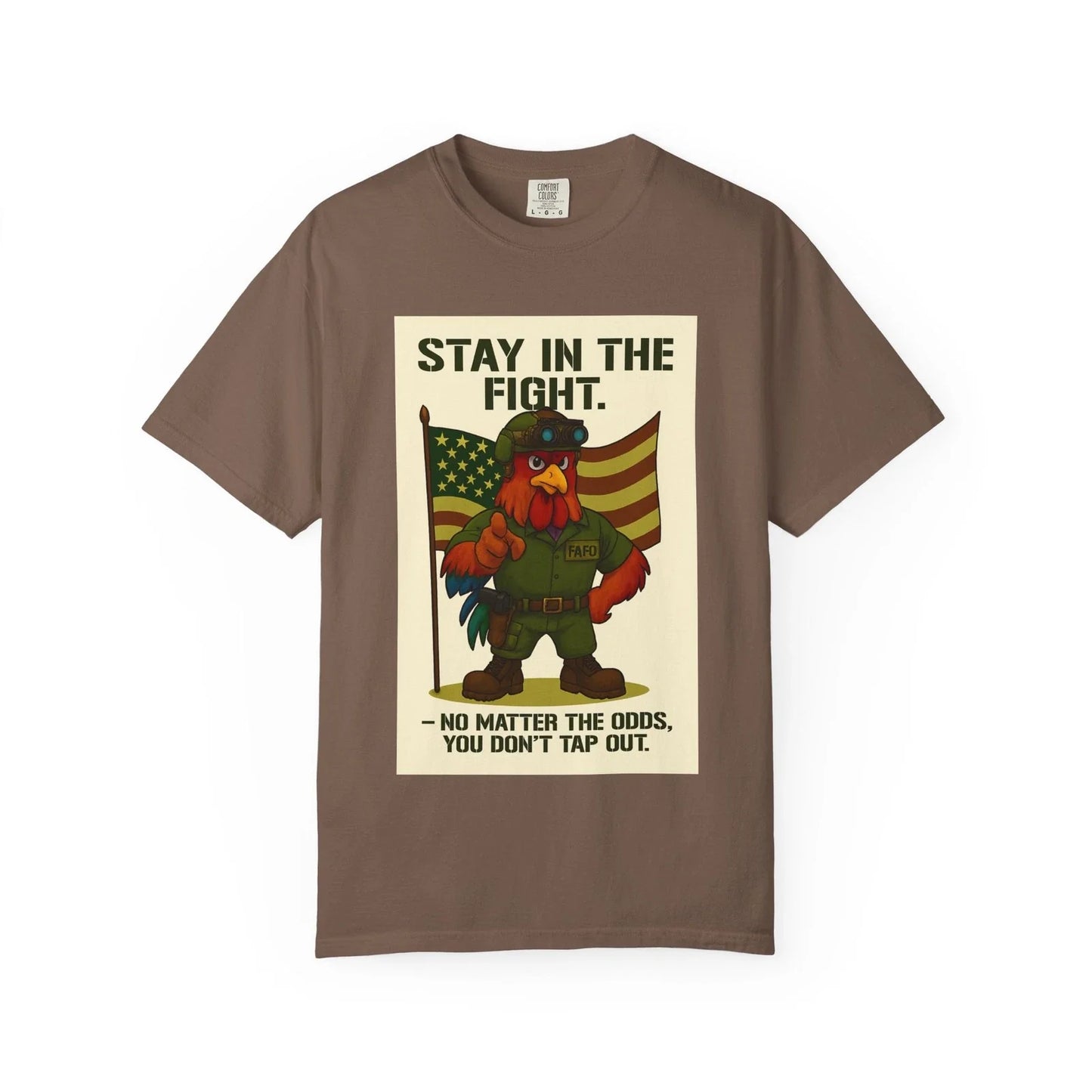 Patriotic Motivational T-Shirt, Stay in the Fight Tee, Unisex Graphic Tee, [...]