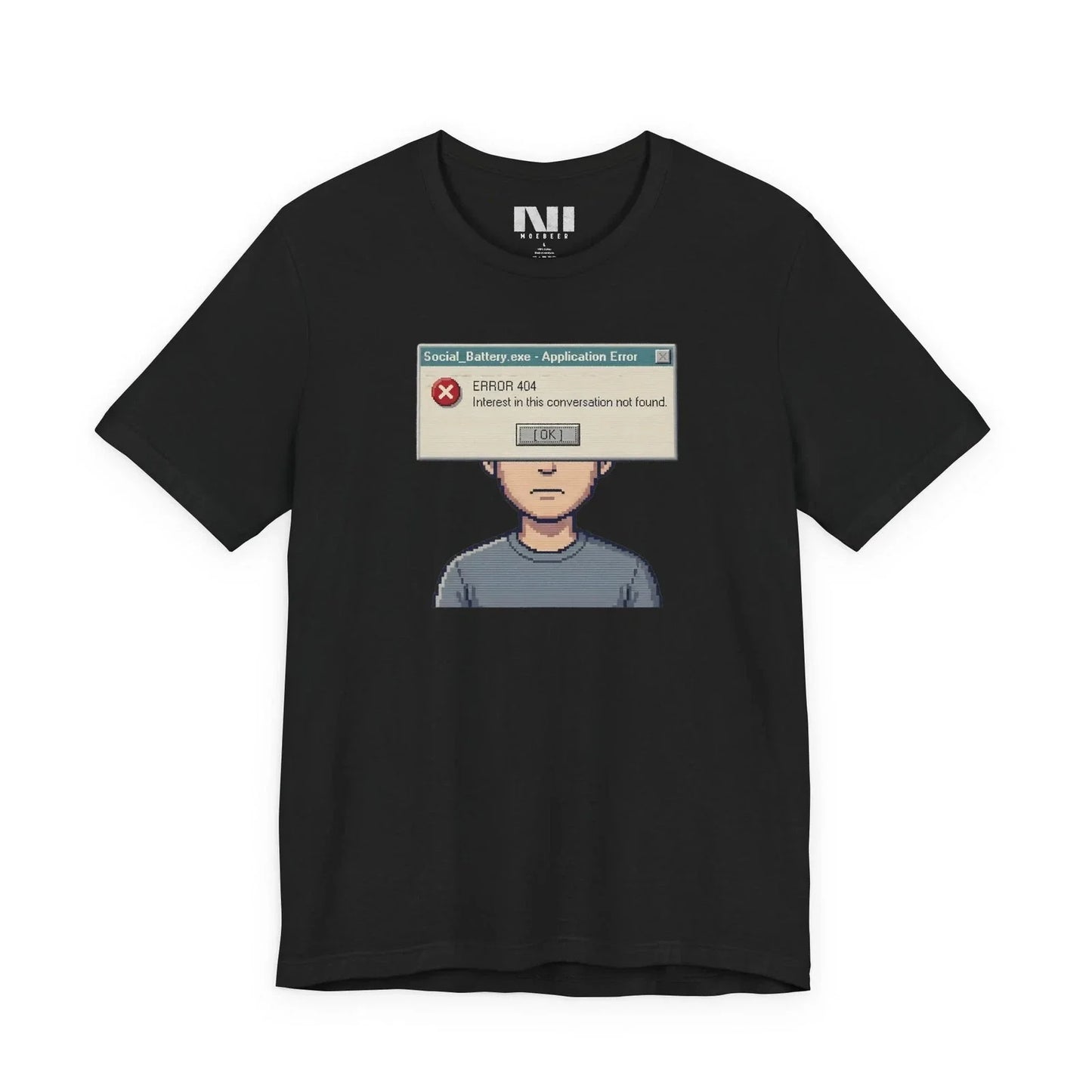 Funny Introvert T-Shirt Interest Not Found Sarcastic Graphic Tee MOEBEER