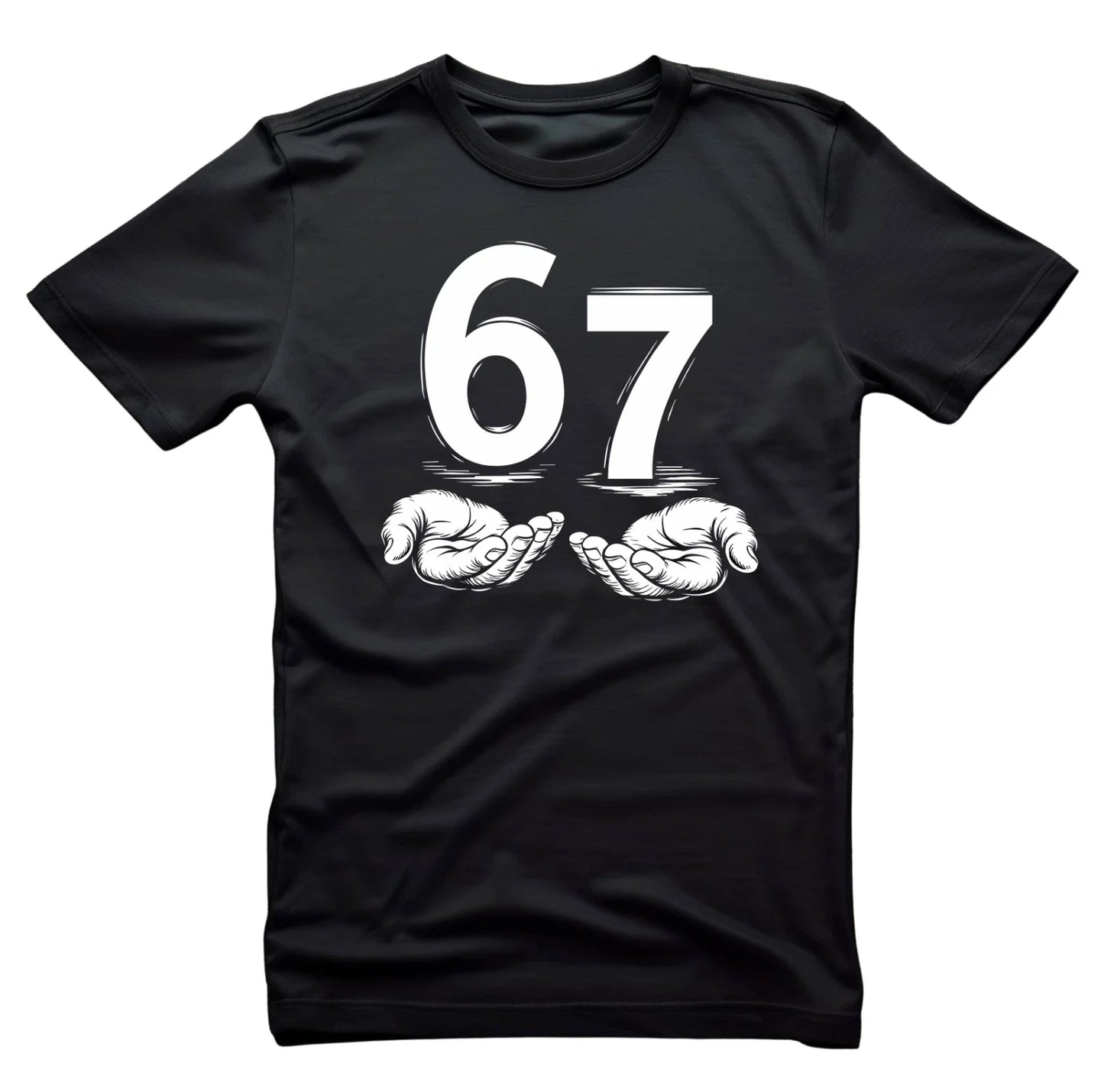 Six Seven 67 Kids Teen Boys Men 6-7 Meme Hands Funny T-Shirt, Unisex