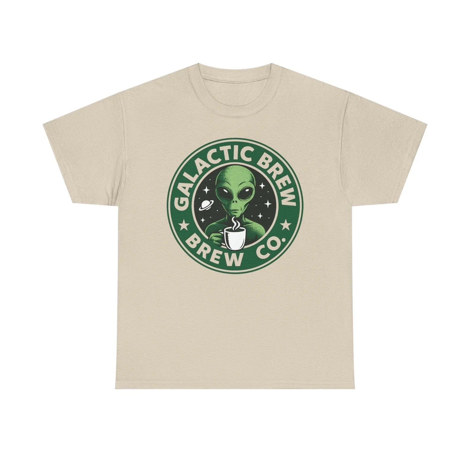 Galactic Brew Alien Coffee Logo Tee | Space Coffee Shirt