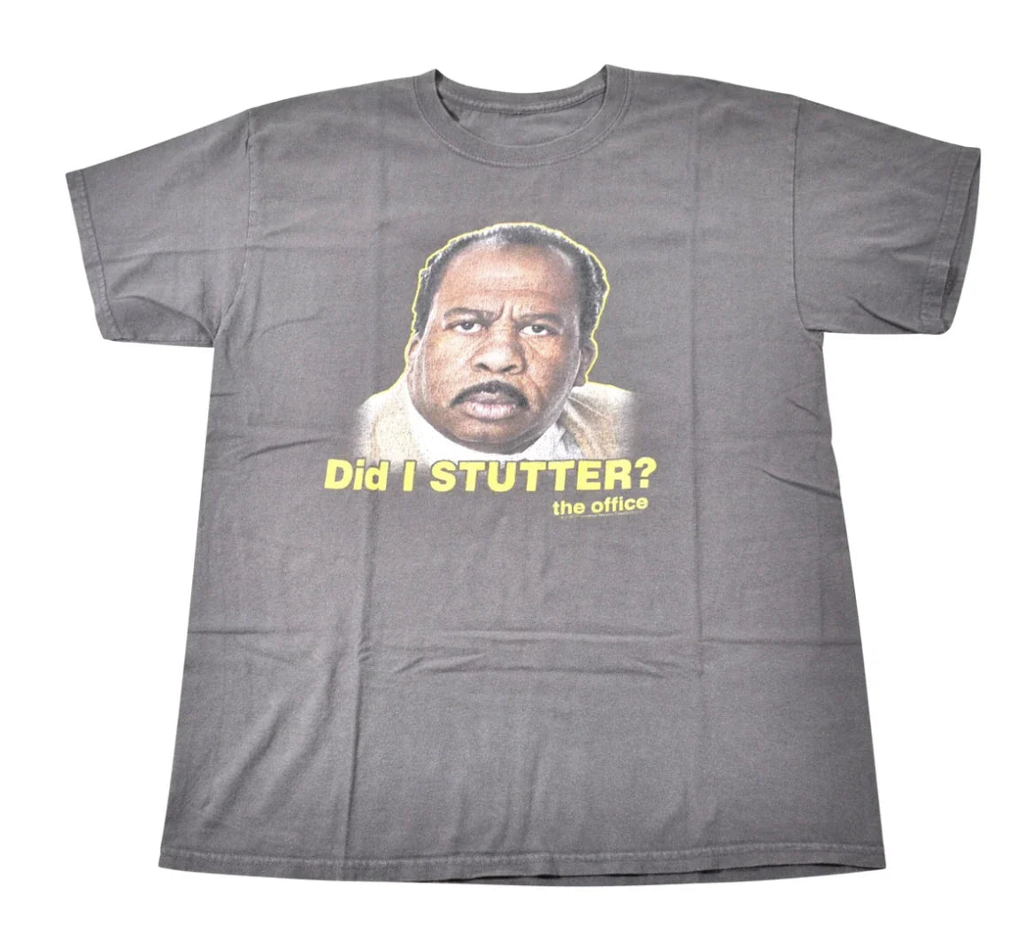 Vintage The Office Stanley TV Show Comedy Funny Y2K Gray Shirt Size Large