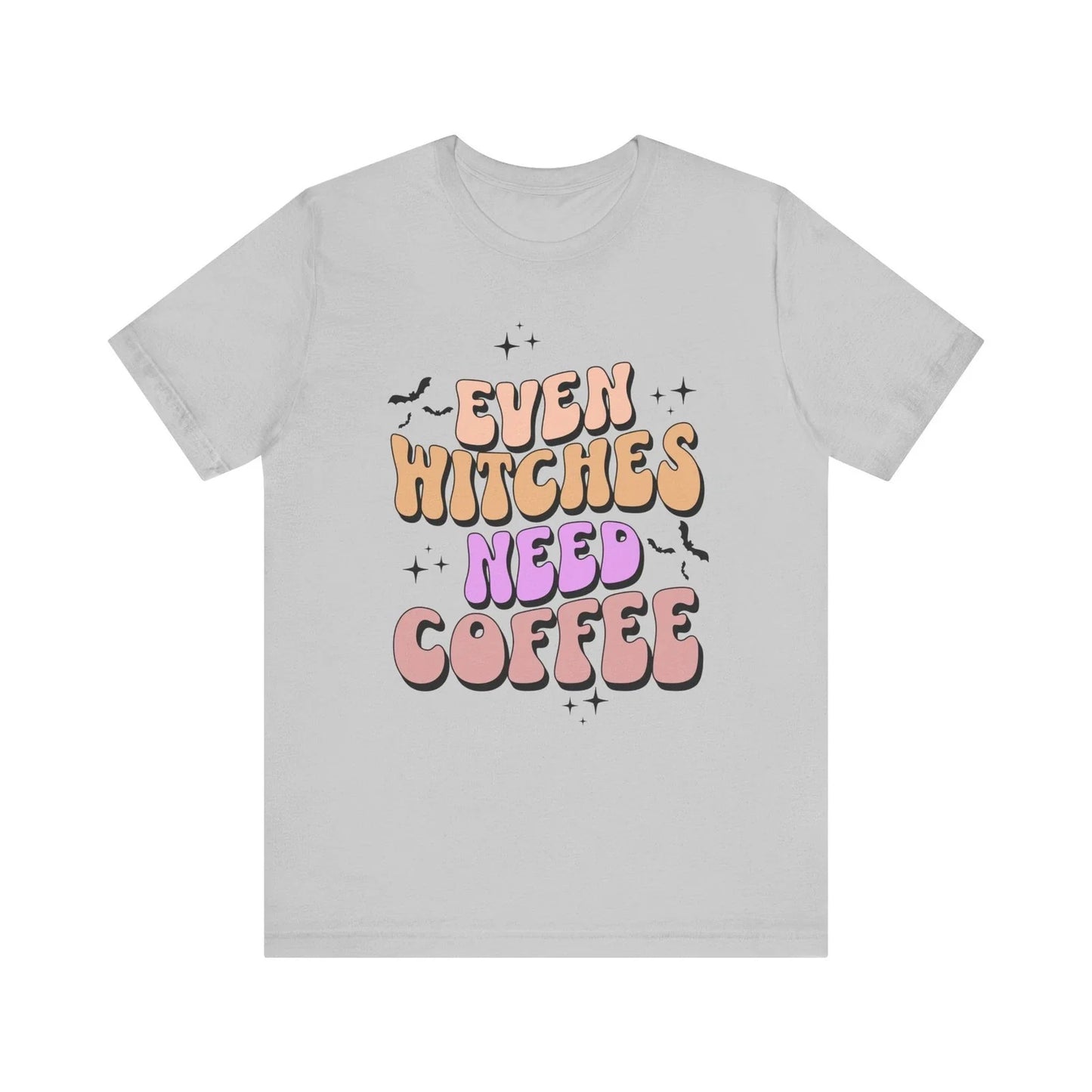 Coffee Lovers Halloween Tshirt, Women's Tee, Soft and Festive Shirt for Fall