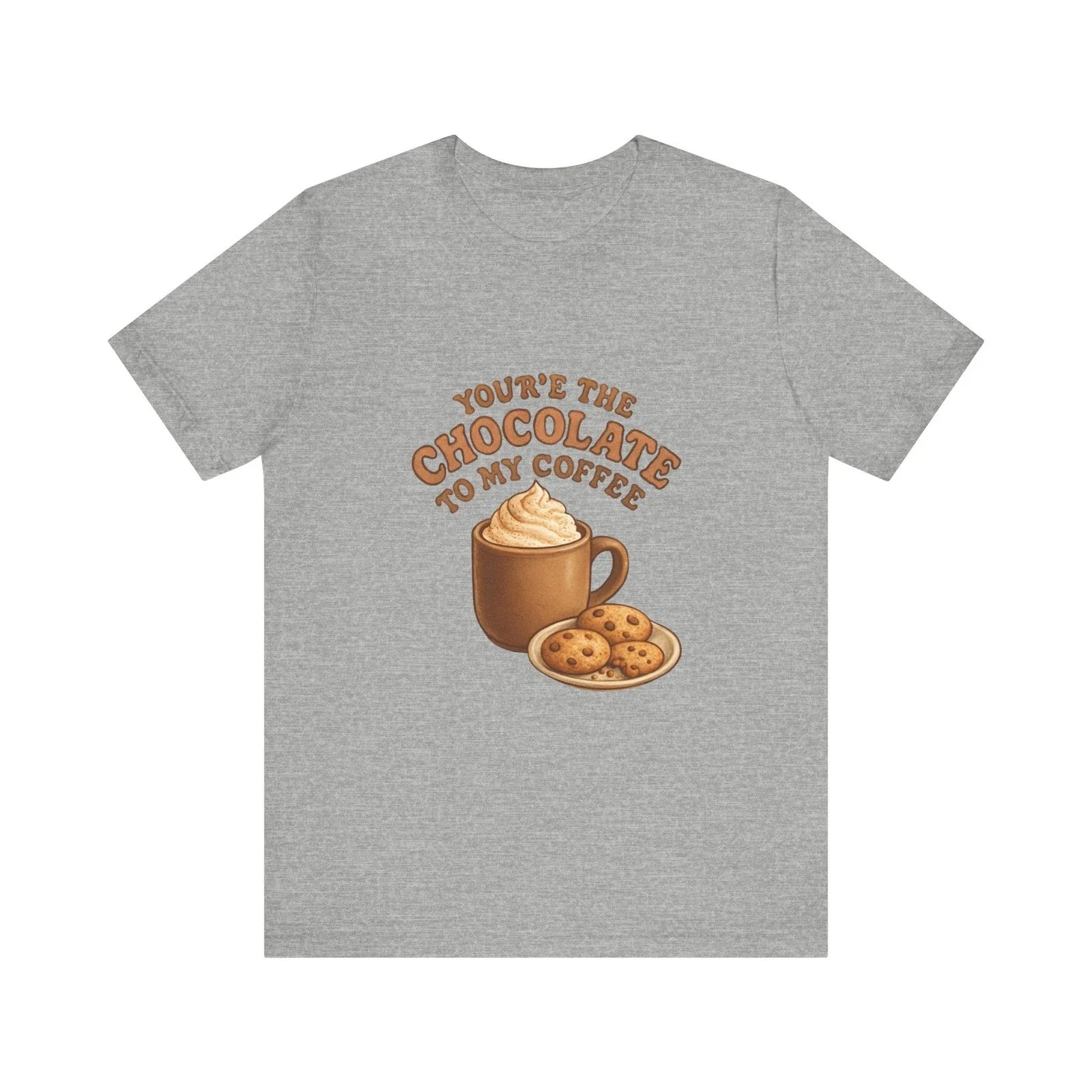 Coffee Chocolate T-Shirt, Coffee Lover Gift, Chocolate Addict Shirt, Unisex Tee,