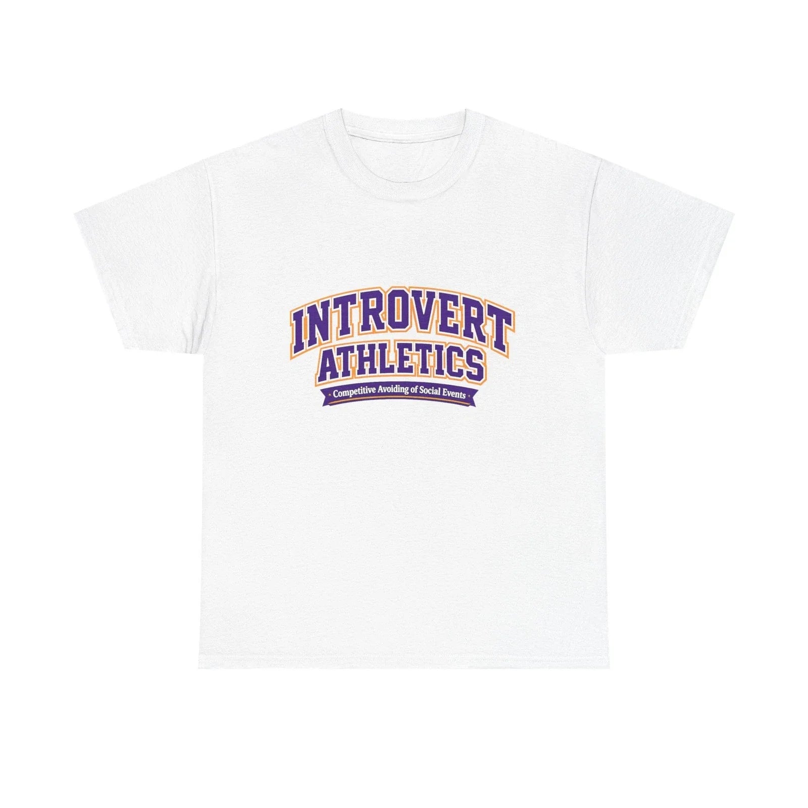 Introvert Athletics tee | Funny Collegiate style introvert graphic T-Shirt