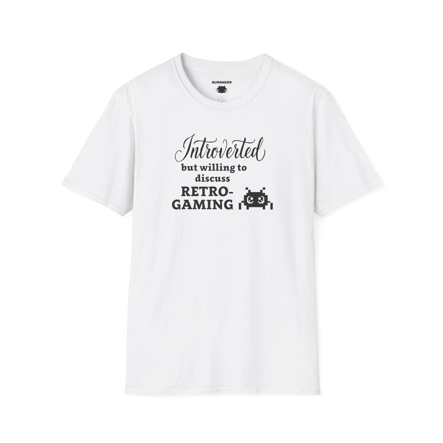 Introverted but willing to discuss retrogaming, funny gaming t-shirt