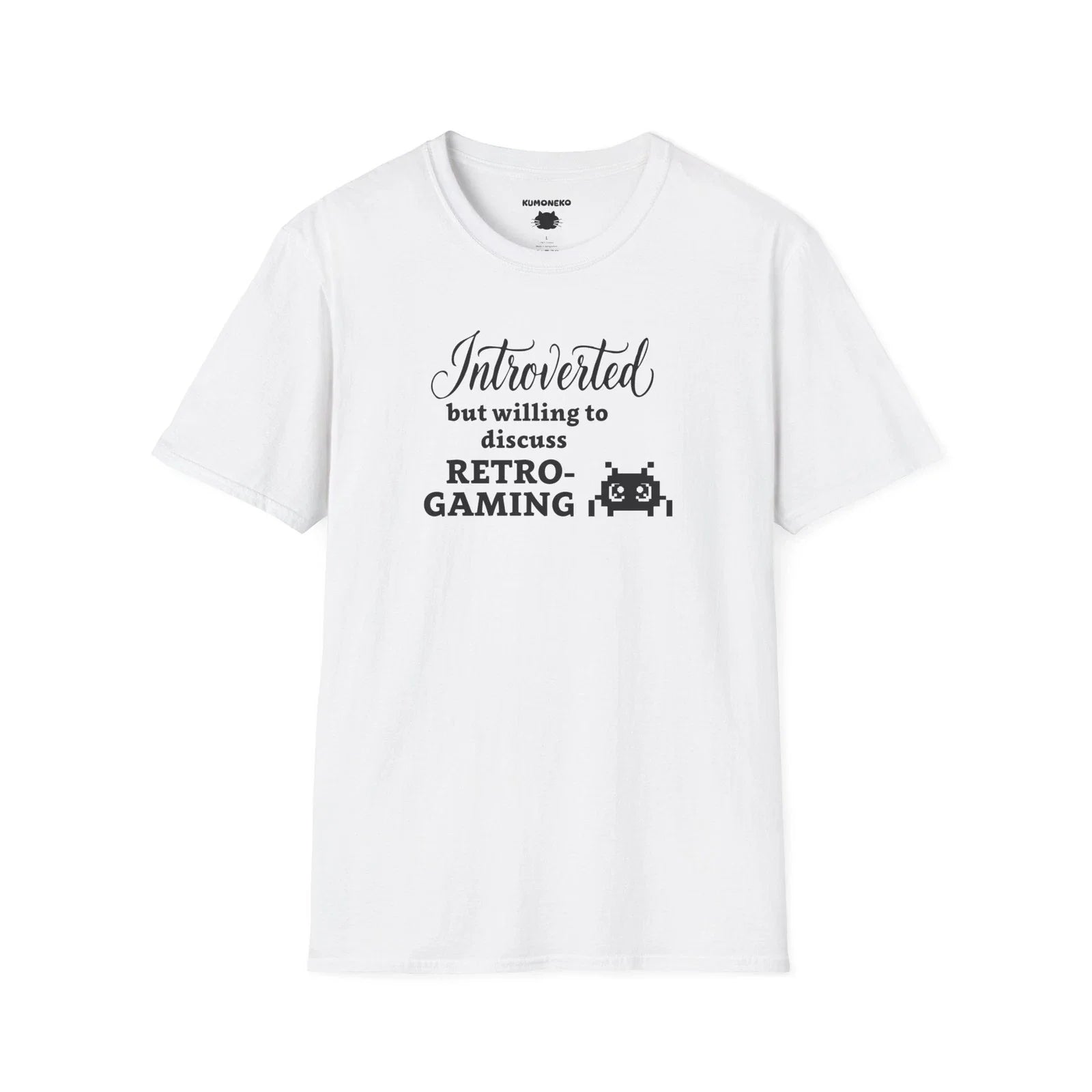 Introverted but willing to discuss retrogaming, funny gaming t-shirt