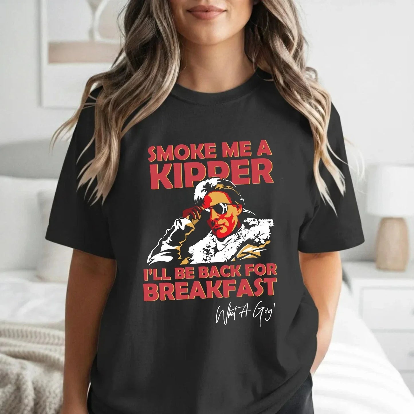 Smoke Me A Kipper Retro Sci-fi T-Shirt - Movie Unisex Meme British TV  Tee Top