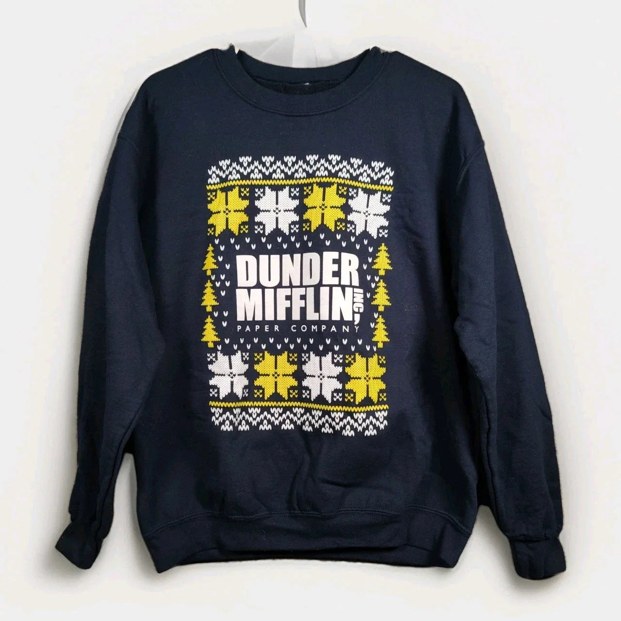 The Office Dunder Mifflin Ugly Christmas Sweatshirt from Cooper's Seafood House