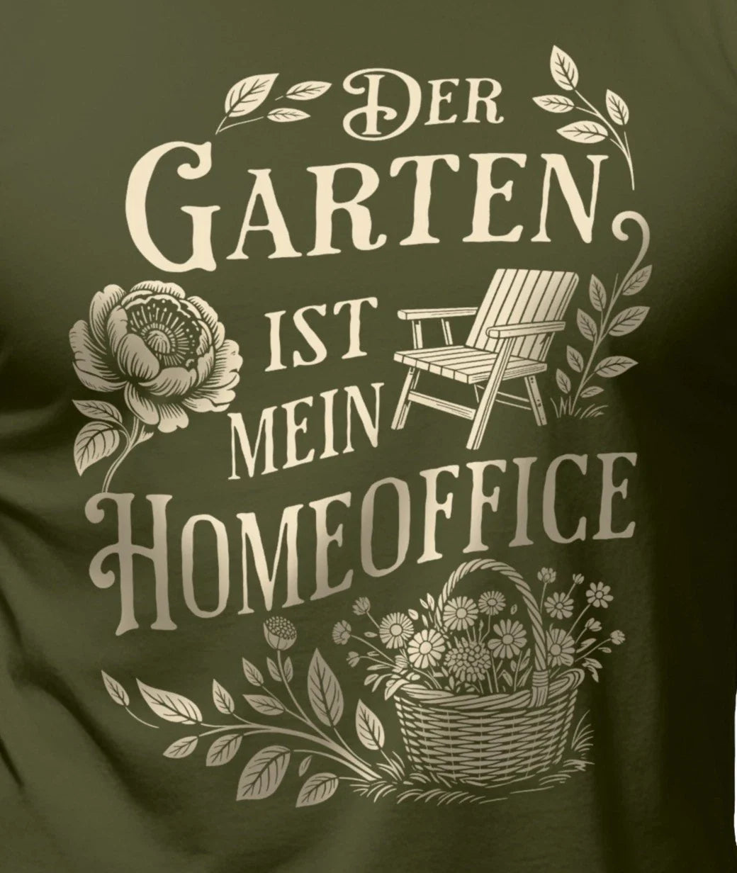 Mens T-Shirt Garden Is Home Office Funny Sayings Shirts Men Gifts
