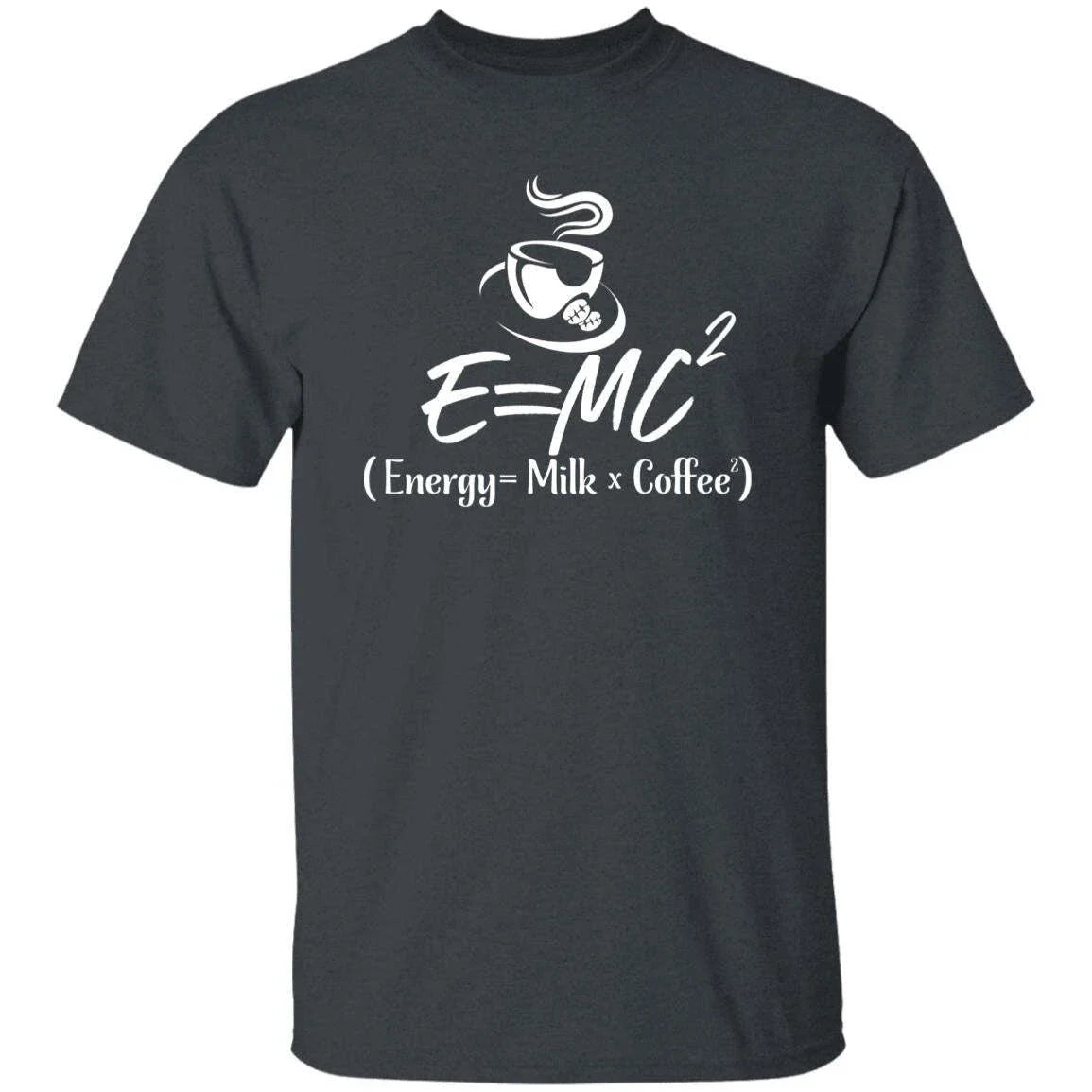 Energy Milk Coffee Unisex shirt gift scientist coffee lover tee black navy