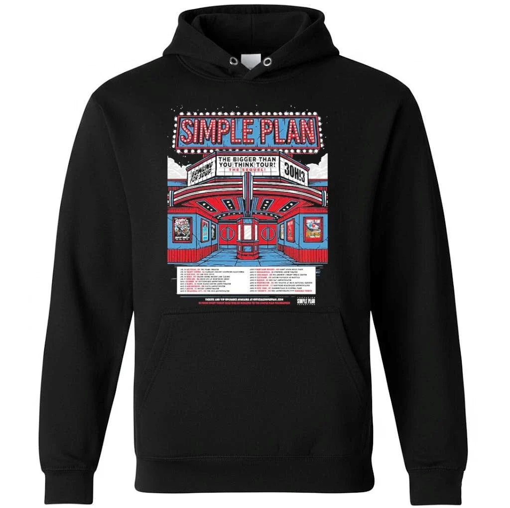 Simple Plan The Bigger Than You Think Tour The Sequel 2026 North America Schedule Dates Shirt