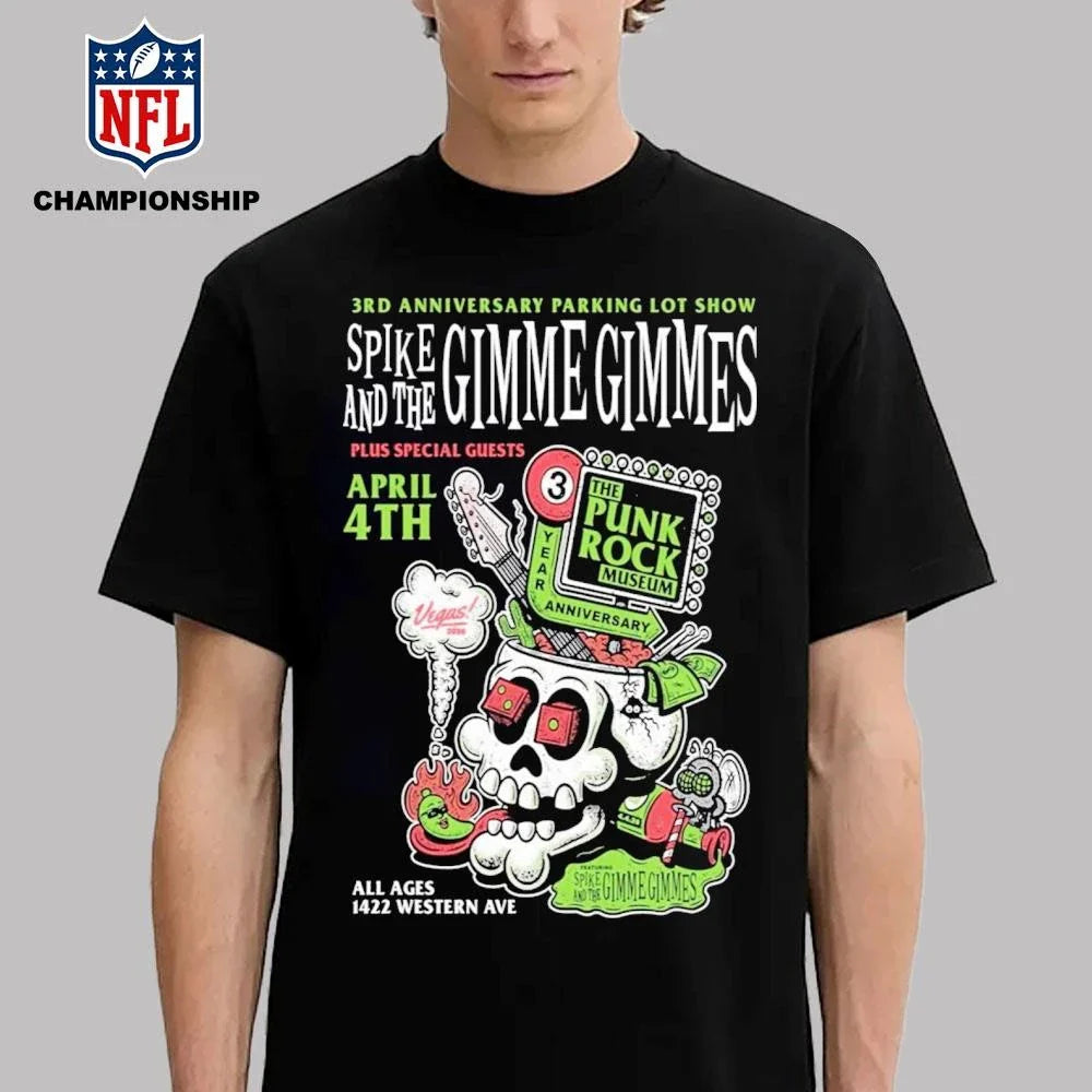Spike And The Gimme Gimmes The Punk Rock Museum Show April 4 2026 Poster Shirt