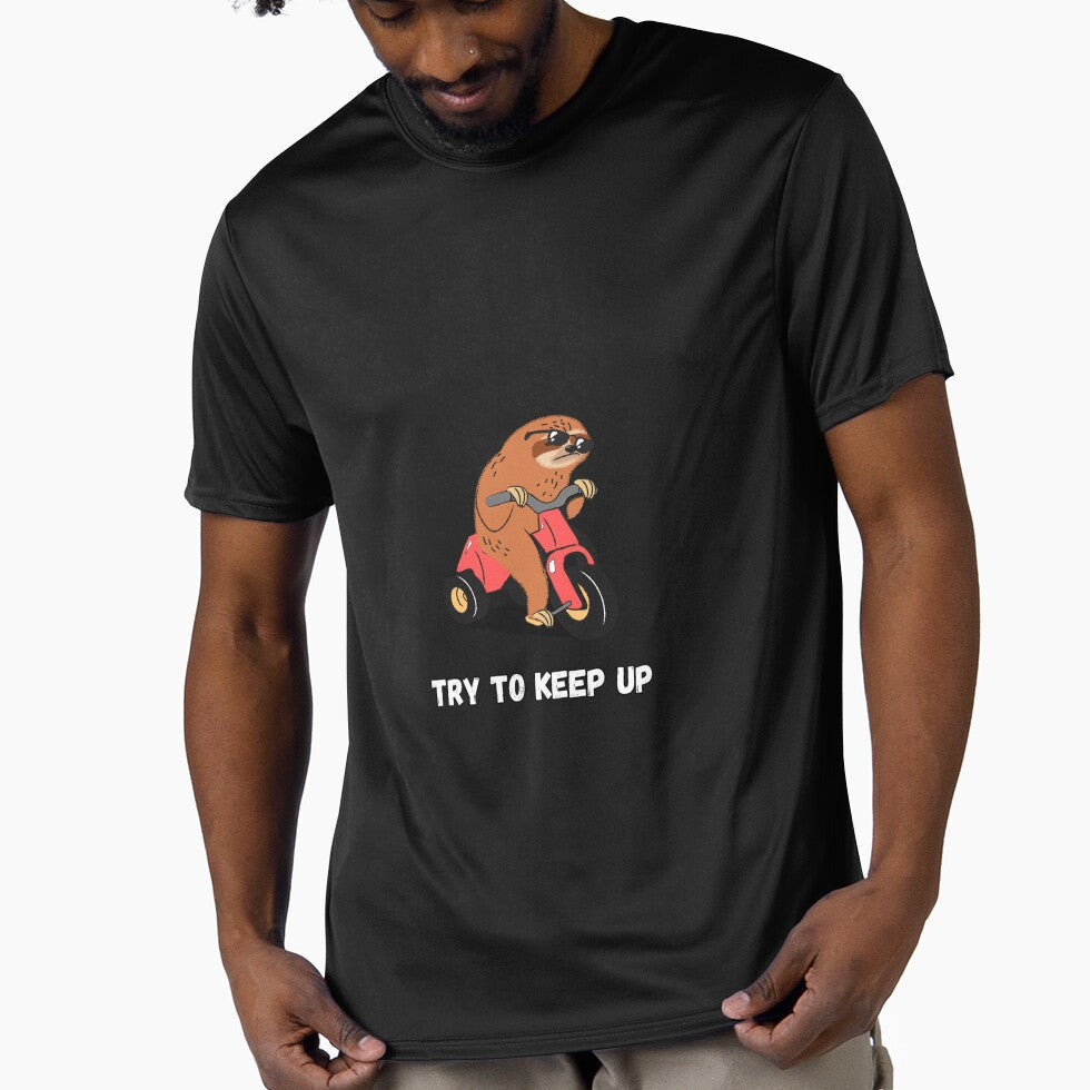 Try to keep up - funny sloth by MrLAS