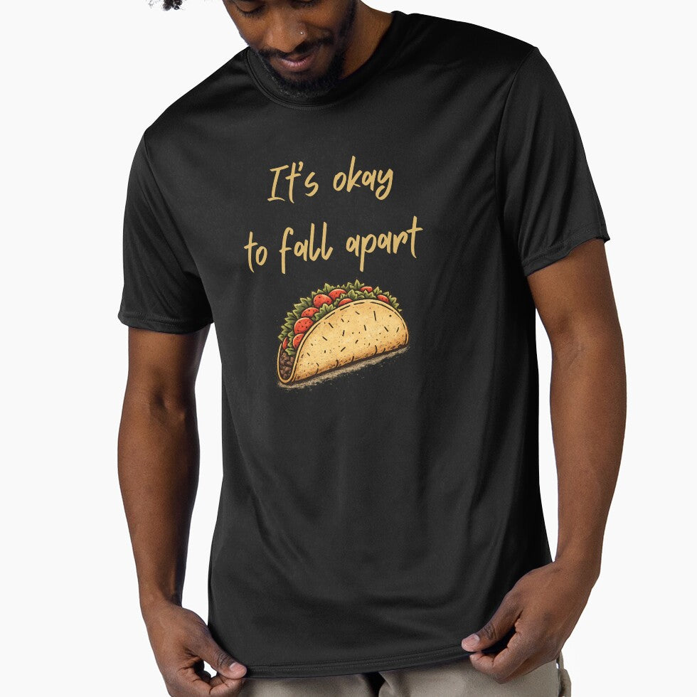 Its Okay To Fall Apart Vintage Taco - Mental Health Humor by DONT ASK CLUB