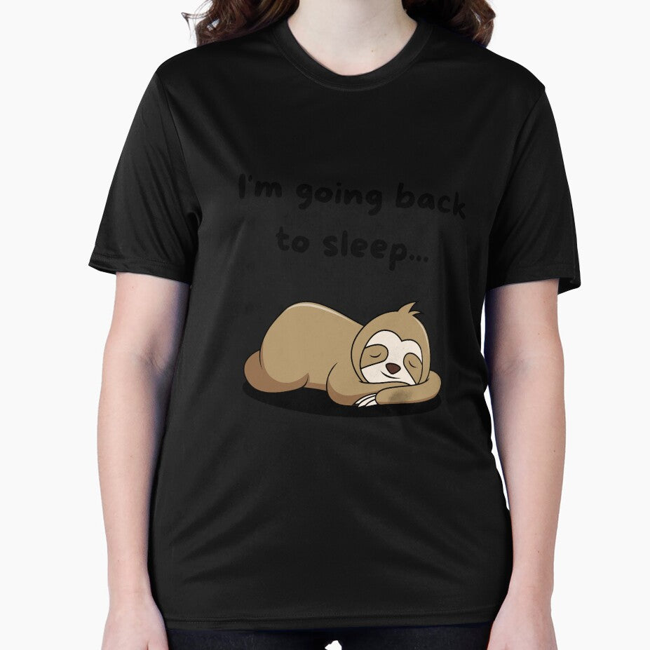 Im going back to sleep... sloth laying down funny cute by Edward Mason