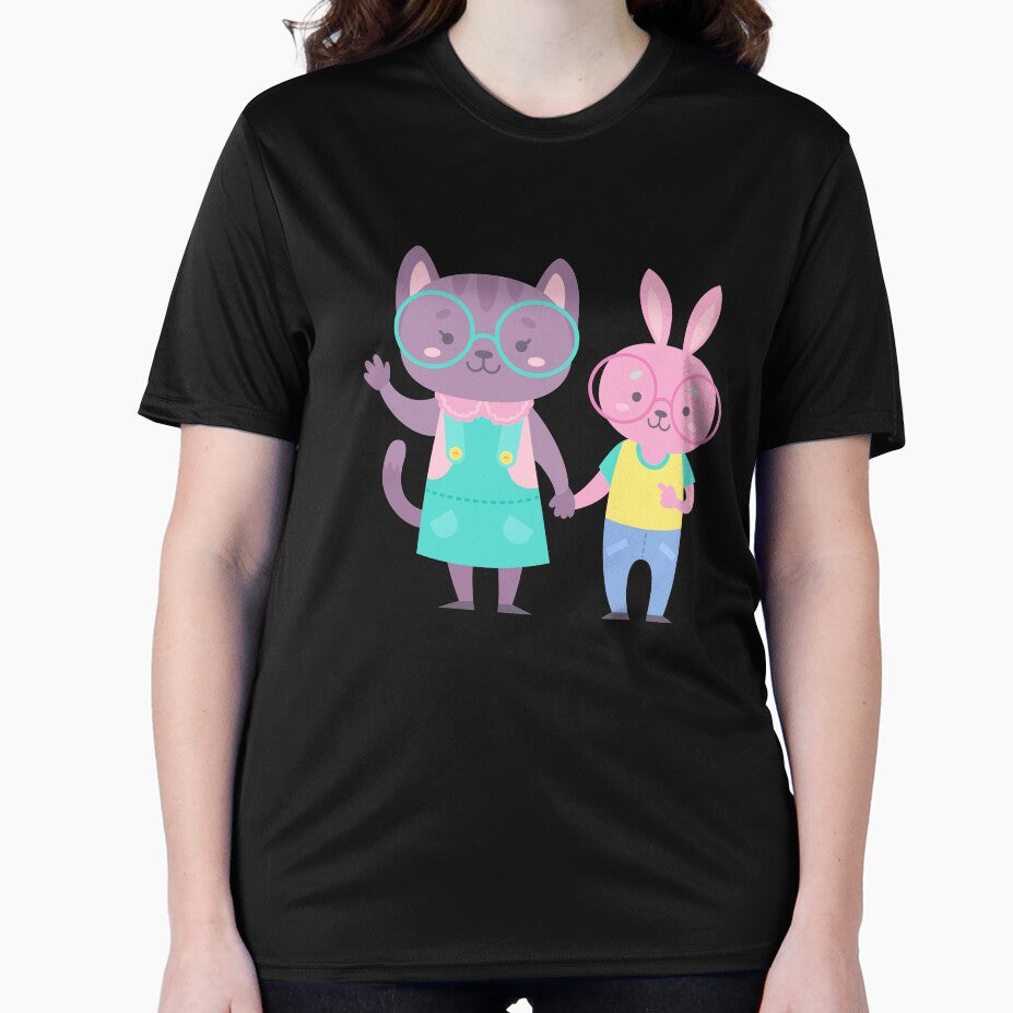 Cat And Rabbit Best Friends by madtoyman