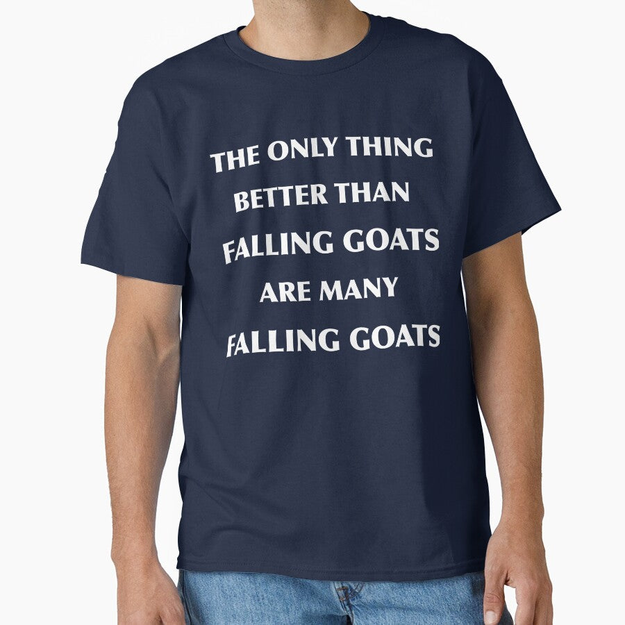 The Only Thing Better Than Falling Goats Are Many Falling Goats Animal Art Goat Art Goat Lover Great Gift Goat Print by TeesByDesign