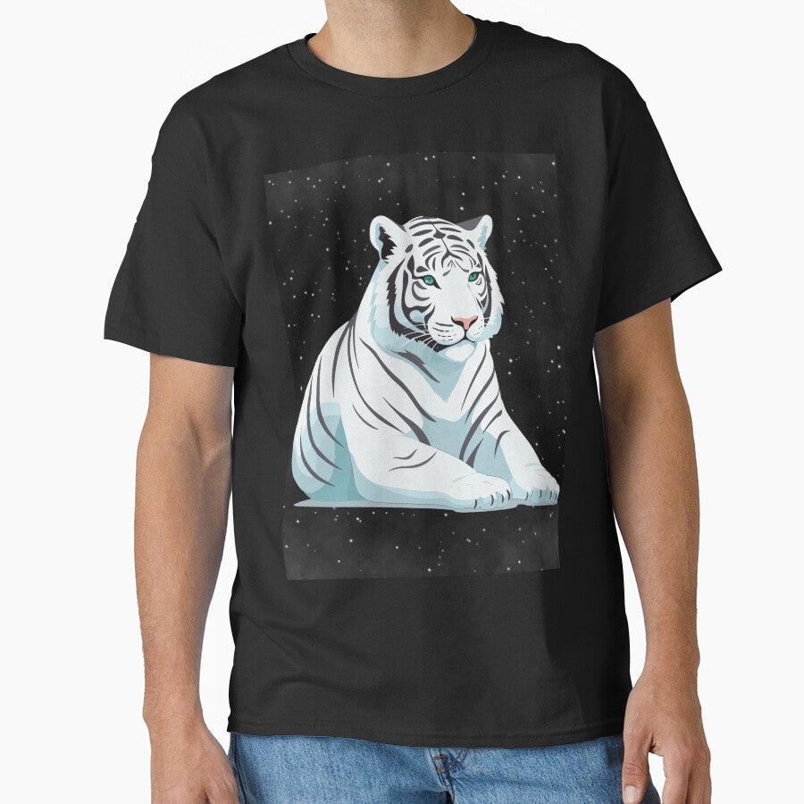 TIGER GRAPHIC SNOW CAT DESIGN by OnlineTshirtMan