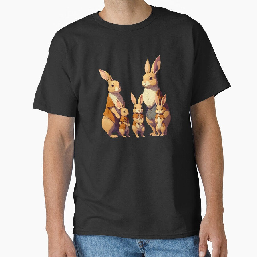 Pet rabbit gift, family photo, group picture for rabbit lovers by AnimalArtPhotos