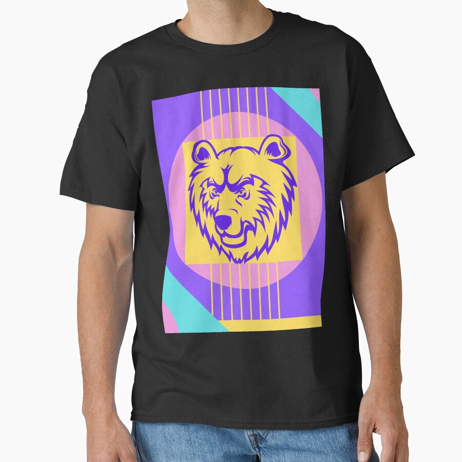 Bear Color Block Art by BeeMeCreative