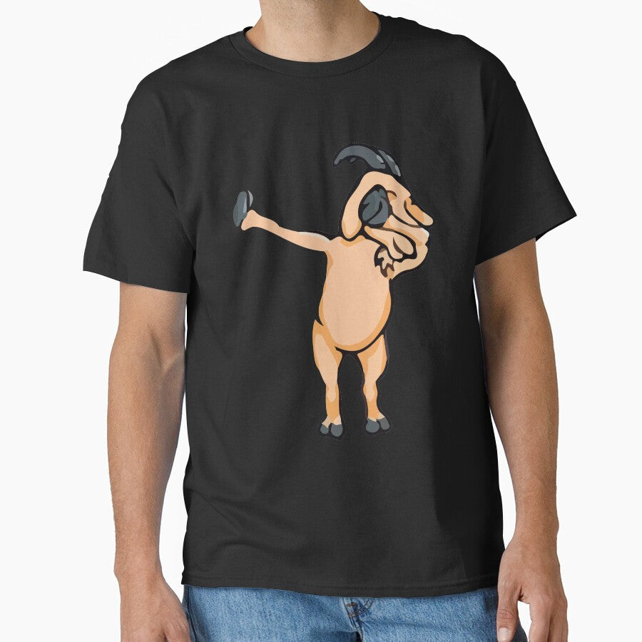 Dabbing Goat Dancing Goat Cute Goat Art Print Funny Goat Lover Gift by TeesByDesign
