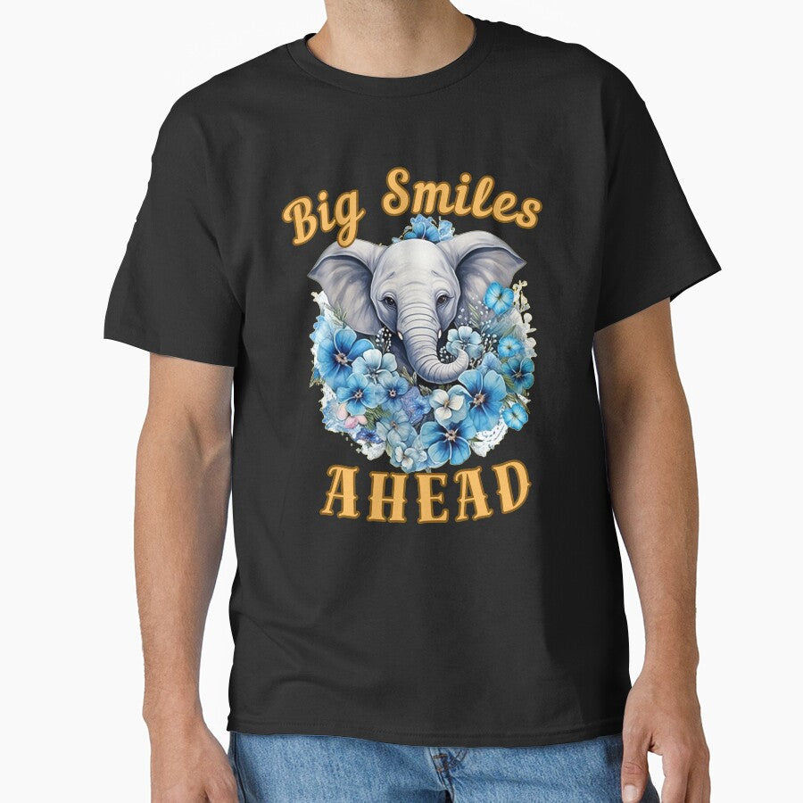 Big Smiles Ahead. funny elephant by ElephantVibes