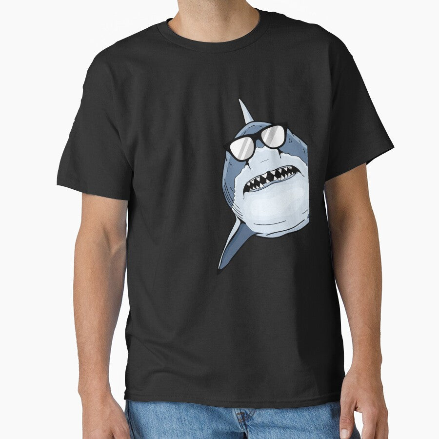 White Shark Lover Kids Under Water Shark by DSWShirts
