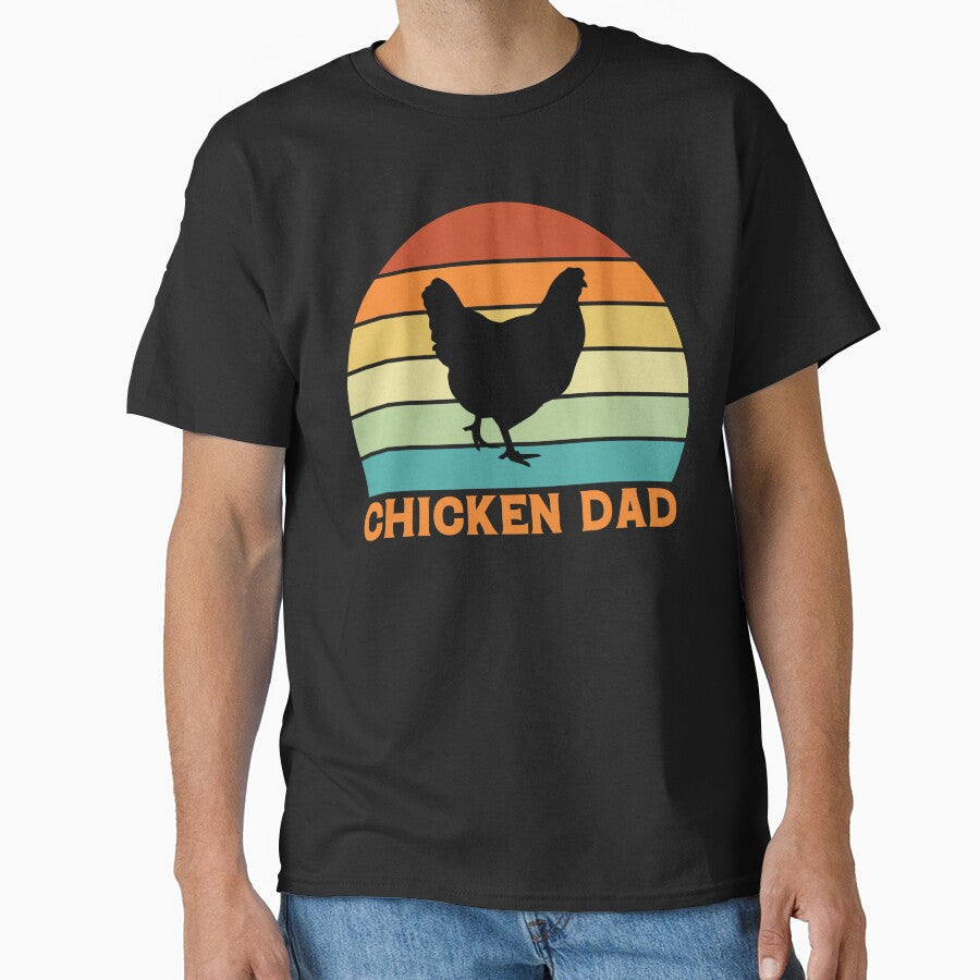 Chicken Dad Gift by PatternFeed8