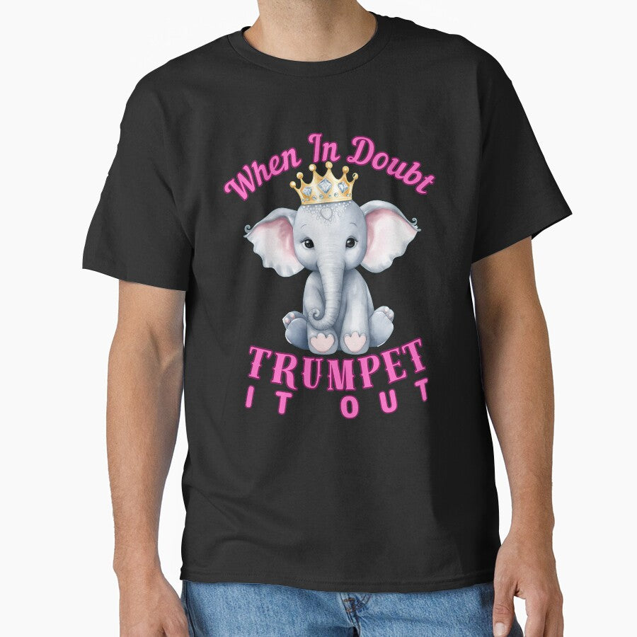 When In Doubt, Trumpet It Out. elephant head by ElephantVibes