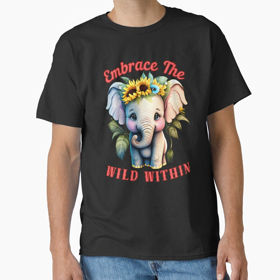 Embrace The Wild Within. happy elephant by ElephantVibes