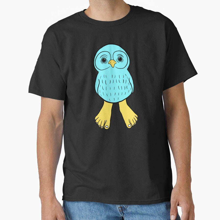 Blue Owl with Human Feet by Mochi-Merch