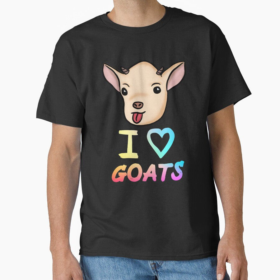 Funny Goat I Love Goats for Goat Lovers by Mochi-Merch