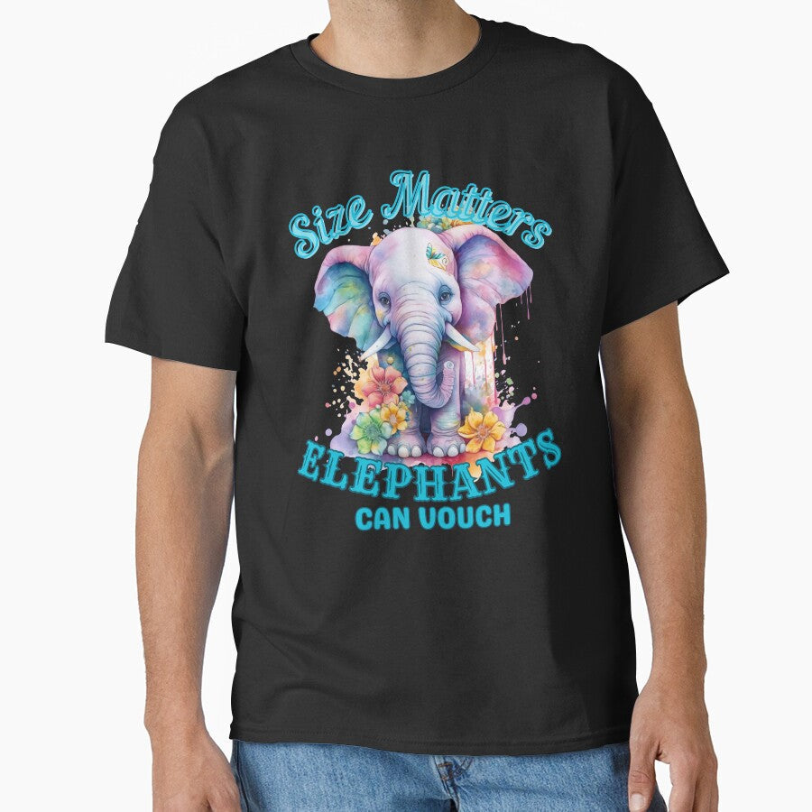 Size Matters: Elephants Can Vouch. funny elephant by ElephantVibes