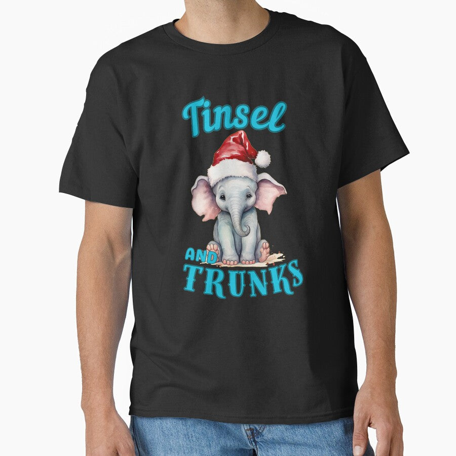 Tinsel And Trunks. adorable elephant by ElephantVibes