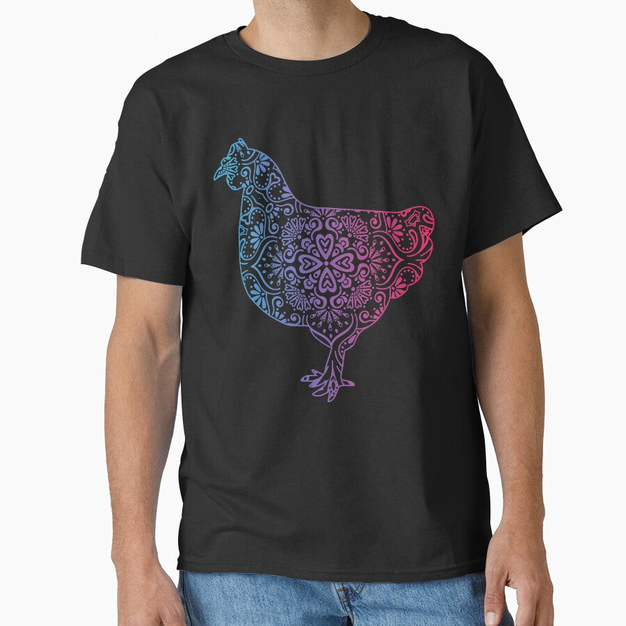 chicken lover watercolor funny chicken ornamental gifts by alaechamlal