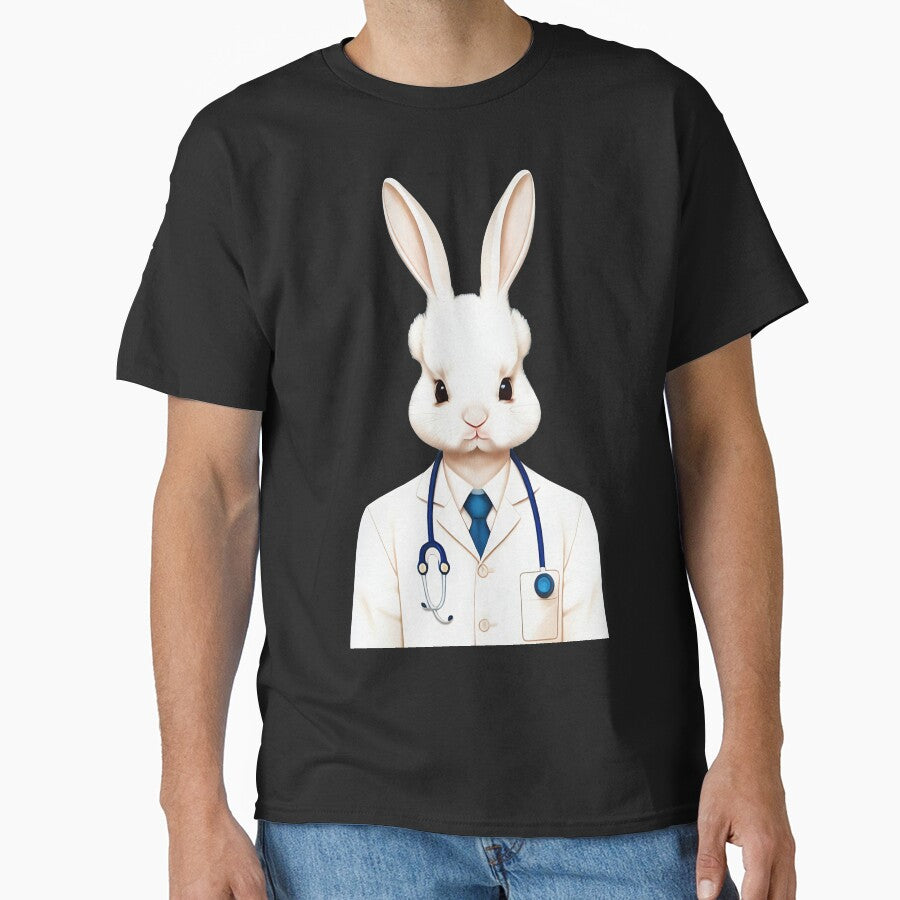 Cute baby doctor rabbit illustration 21 by vishalraifx