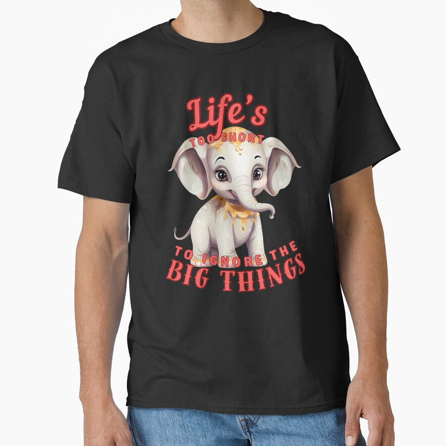 Life’s Too Short To Ignore The Big Things. happy elephant by ElephantVibes