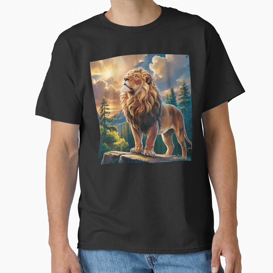 LION IN NATURE: CUTE ABSTRACT LION GRAPHIC by Obinne