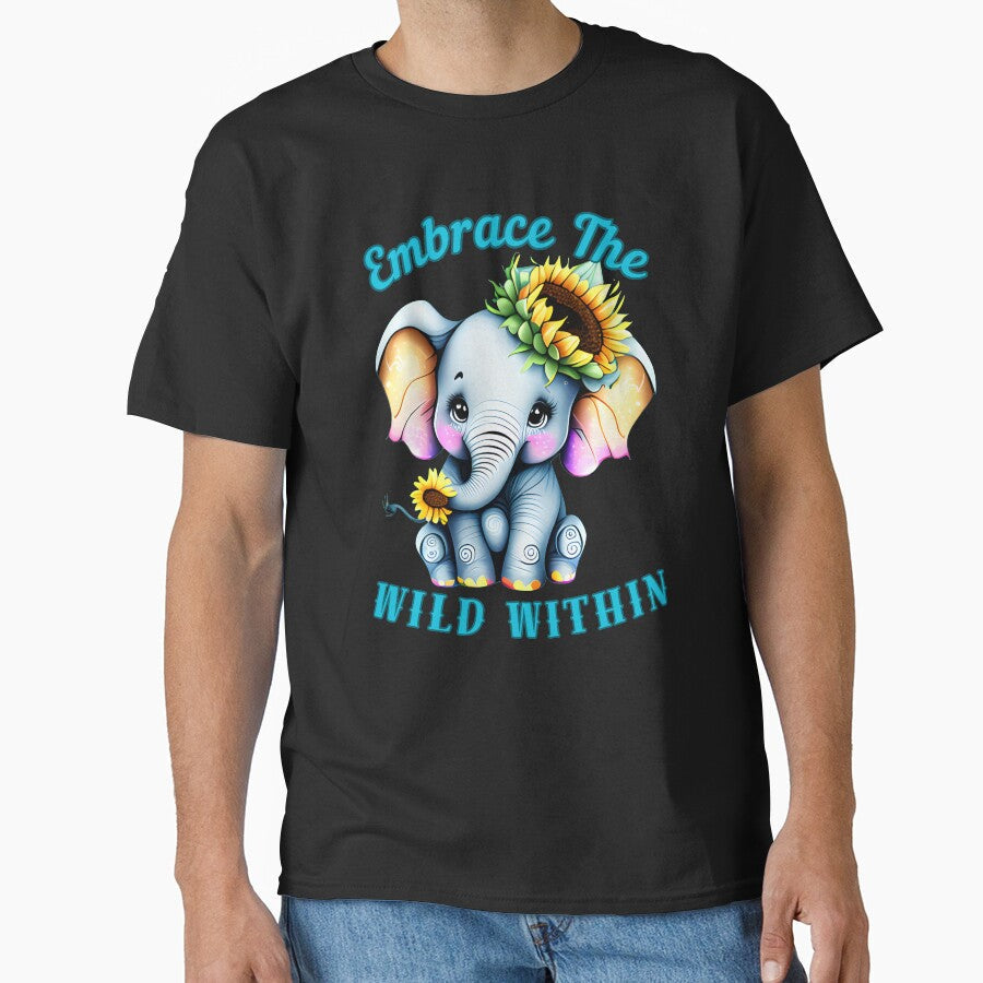 Embrace The Wild Within. funny elephant by ElephantVibes