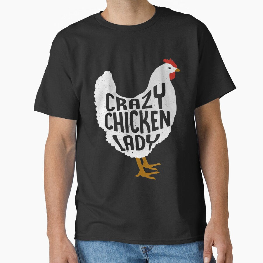 Crazy Chicken Lady Shirt Cute Chicken Apparel by simplytldr