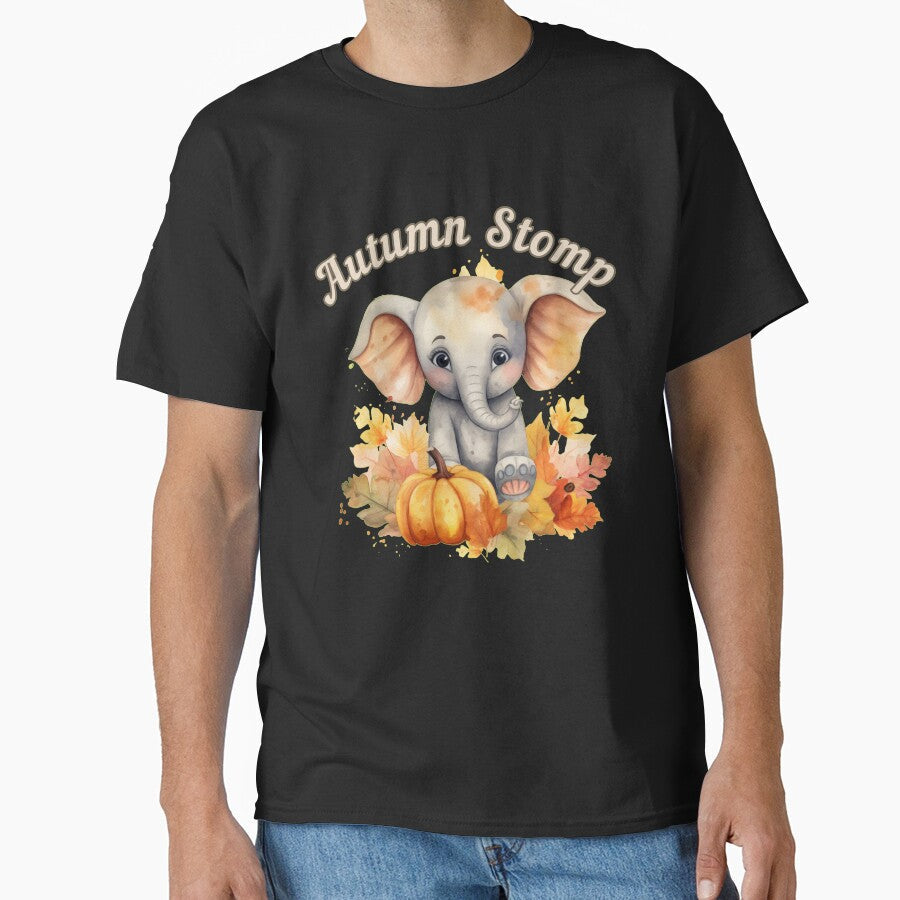 Autumn Stomp. elephant portrait by ElephantVibes