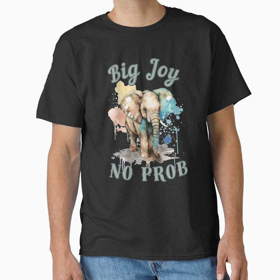 Big Joy, No Prob. elephant head by ElephantVibes