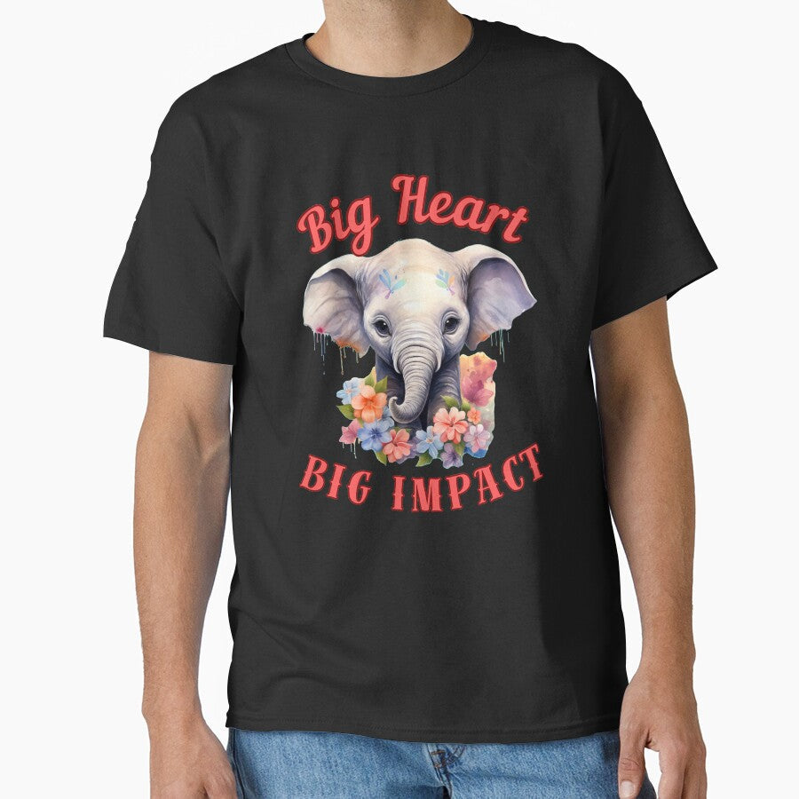 Big Heart, Big Impact. colorful elephant by ElephantVibes