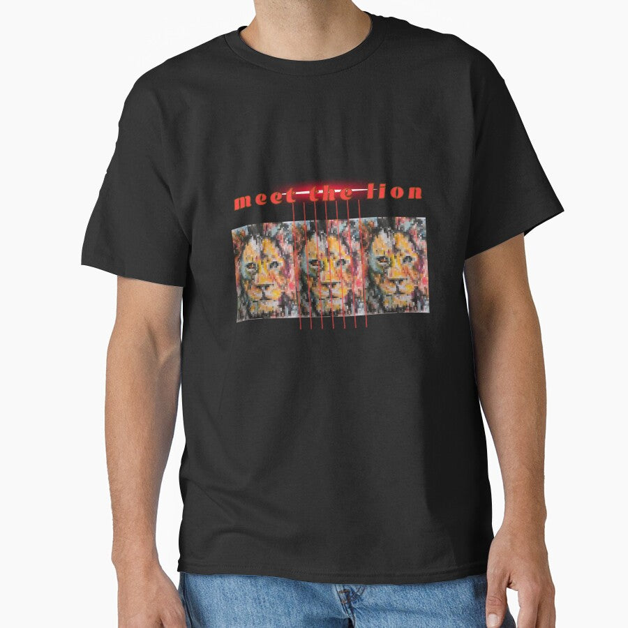 Meet The Lion – Bold Colorful Lion King Power Design by Aquarius-club