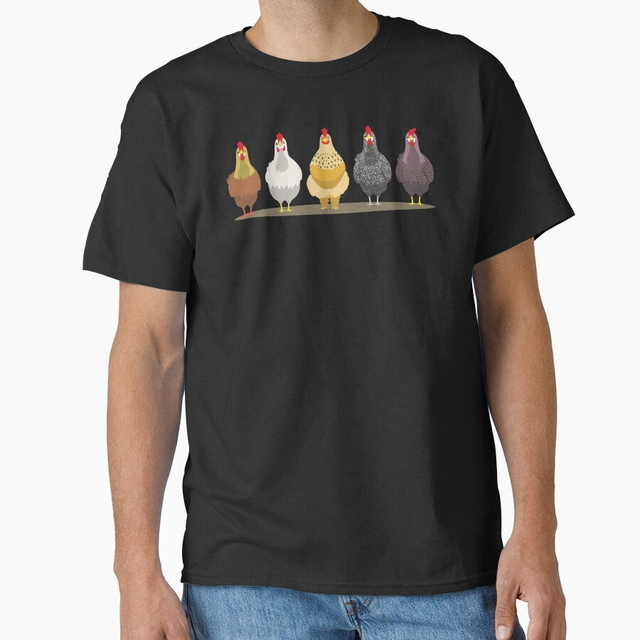 Chicken Lover Funny Chickens Band Farming Lover Gift for Mom Women Kids by alenaz