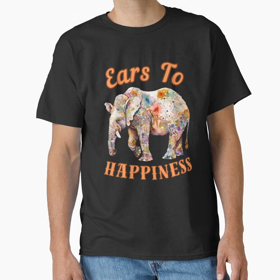 Ears To Happiness. elephant portrait by ElephantVibes